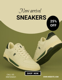 SNEAKERS Flyer (US Letter) template