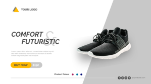 Sneakers Sale Template Affichage numérique (16:9)