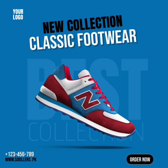 Sneakers Template PosterMyWall