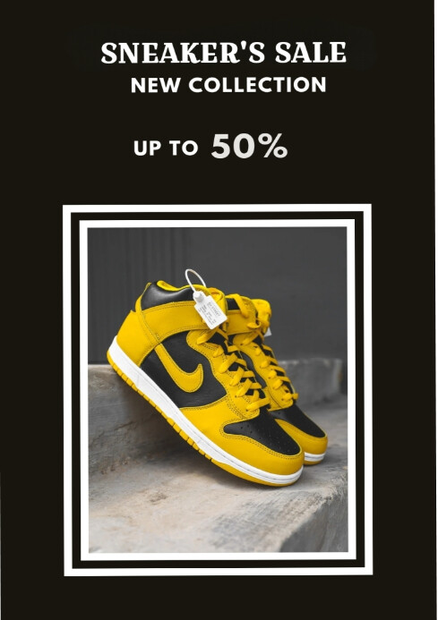 Sneakers Template PosterMyWall