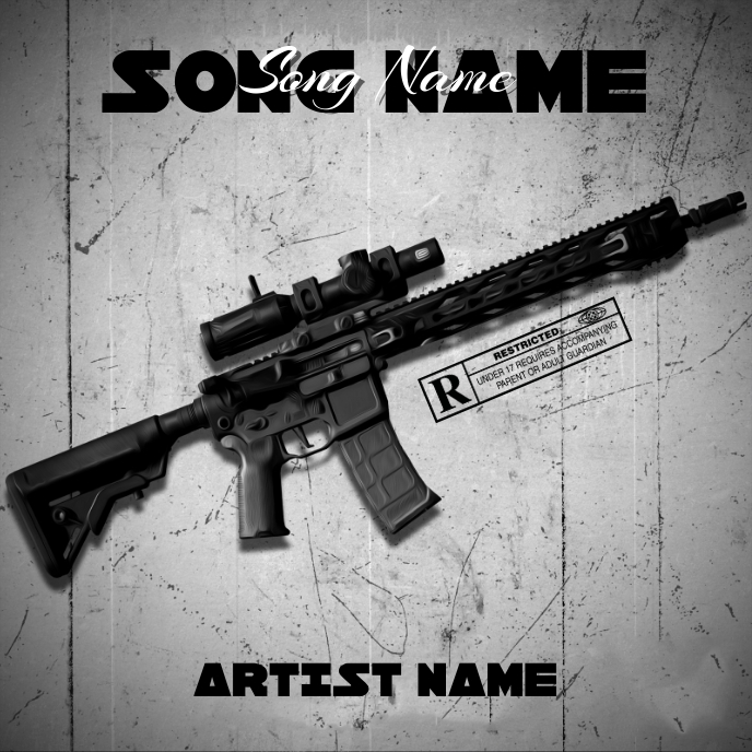Cover Seniper sniper cover art Template | PosterMyWall