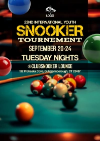 Snooker A5 template