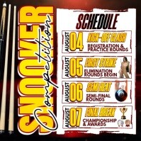 Blanco Snooker Competition Instagram Post Template