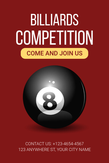 Snooker1 Template PosterMyWall