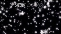 snow flakes background effect Présentation (16:9) template