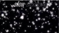 snow flakes background effect Presentation (16:9) template