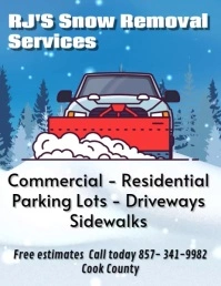 Snow Removal (US Letter) template