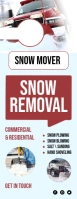 Snow Removal Business Poster Door Hanger template