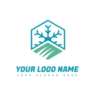 Snow removal/clearing logo\ice removal logo Logotipo template