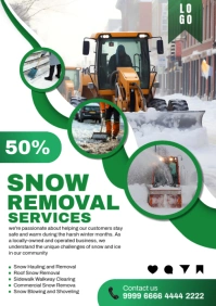 snow removal A5 template