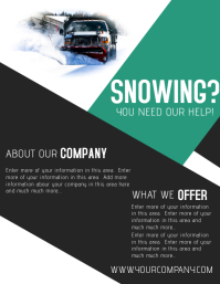420 Snow Plowing Customizable Design Templates Postermywall