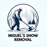 snow removal logo, snow shoveling service (2) template