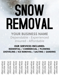 250 Snow Removal Customizable Design Templates Postermywall