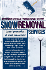 250 Snow Removal Customizable Design Templates Postermywall
