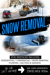 250 Snow Removal Customizable Design Templates Postermywall