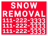 Remove Snow Sign Snow Removal Sign Template | PosterMyWall