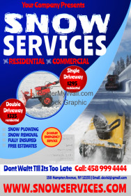customizable design templates for snow removal services flyer snow removal flyers templates