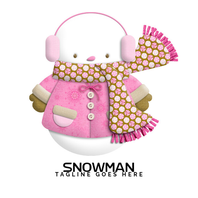 Snowman Logo template