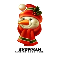 Snowman Logo template
