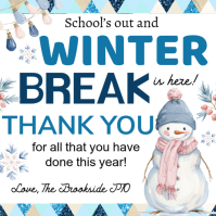 Snowman Winter Tag, winter Christmas Gift Tags Editable Template โพสต์บน Instagram