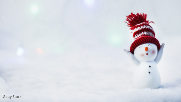 Copy of snowman zoom background | PosterMyWall