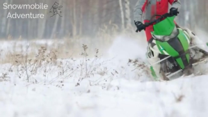 Snowmobile Adventure ตัวอย่างภาพบน YouTube template