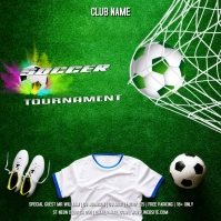 Soccer, football tournament Cuadrado (1:1) template