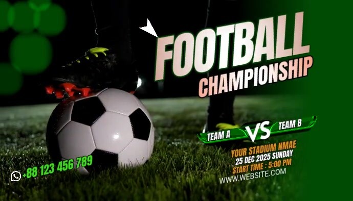 Soccer Blog Header Template | PosterMyWall