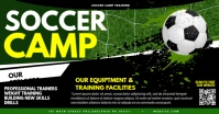 Green Soccer Camp Facebook Shared Image template