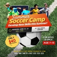 soccer camp Instagram Post template