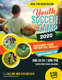 Soccer Camp Flyer Poster Template