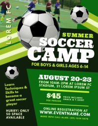 Soccer Camp Flyer Template