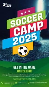 Soccer Camp Instagram Story Instagram-Story template