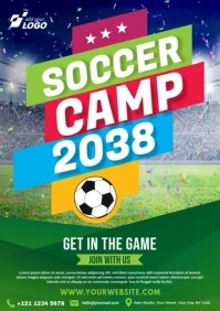 Soccer Camp Video Template A4