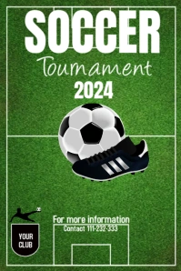 Soccer championship, Football, march madned Tumblr Graphic template