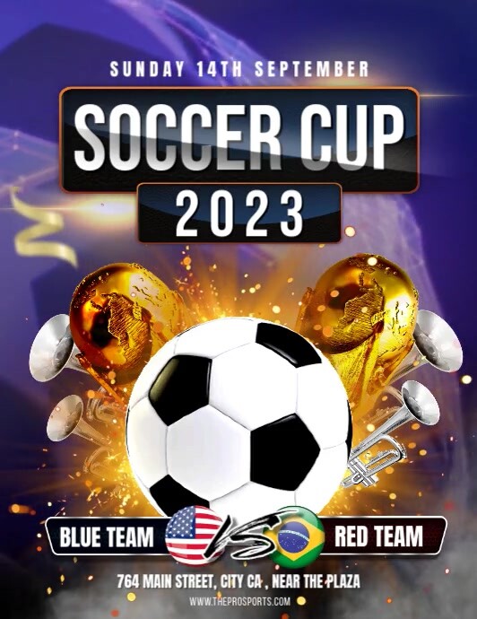 Match Cup Examples Copy of Soccer Cup Match | PosterMyWall