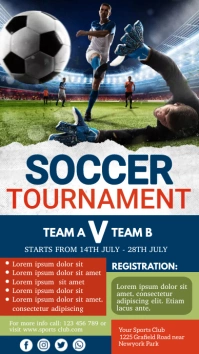 soccer Digital Display (9:16) template