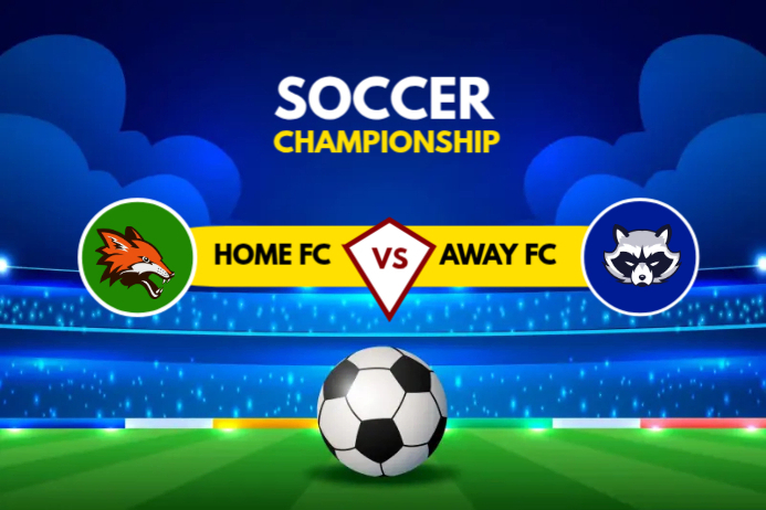 Fixture Poster Soccer Poster Match Fixtures Schedules Template | PosterMyWall
