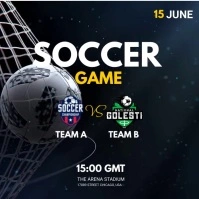 Soccer Pos Instagram template