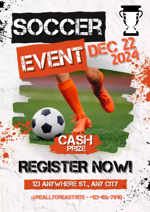 Soccer Event Template | PosterMyWall