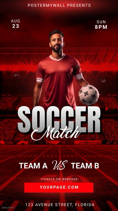 Soccer Event Instagram Reel Template PosterMyWall Soccer Event Instagram Reel Template PosterMyWall