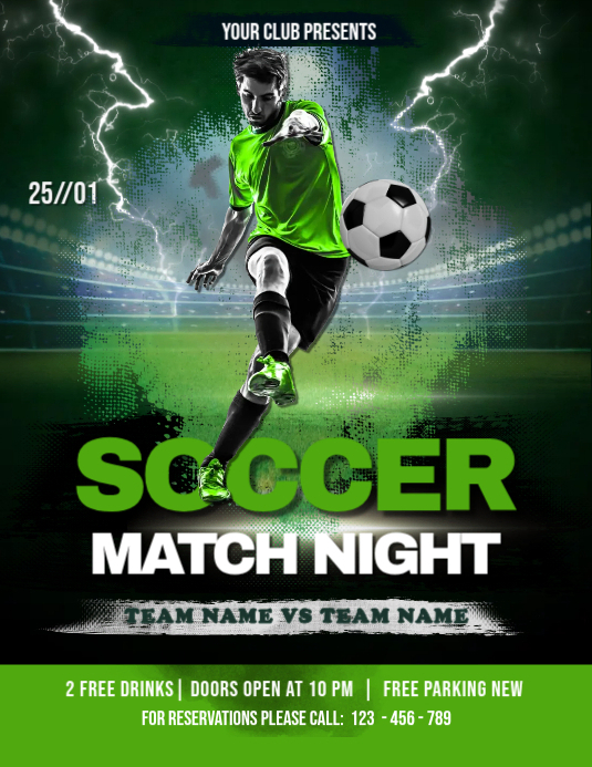 Soccer Flyer Template PosterMyWall