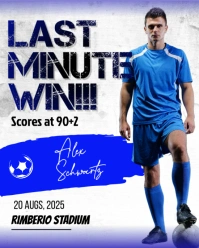 Soccer Flyer Instagram Portrait template