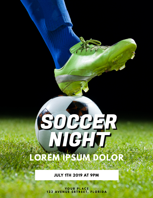 Soccer Flyer Template PosterMyWall
