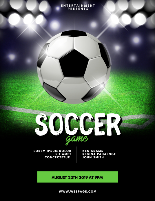 Soccer Flyer Template PosterMyWall