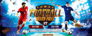 soccer flyer template Twitch Profile Banner