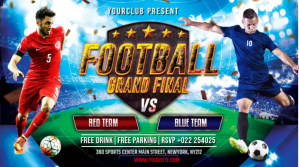 soccer flyer template Wpis na Twittera