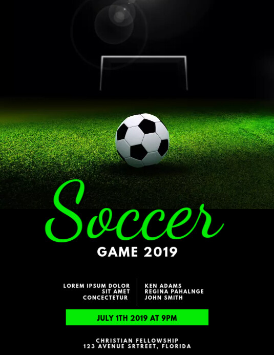 Soccer Flyer Template PosterMyWall