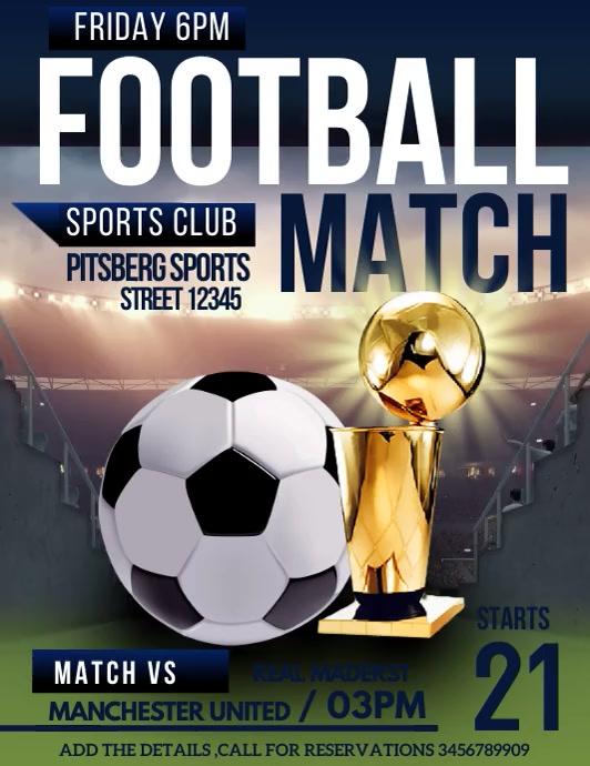 Fussball Flyer Gaming Flyer Fussball Flyer Vorlage Postermywall