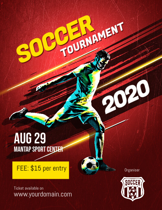 Sports Tournament Poster Template Free Download at Liam Dun blog